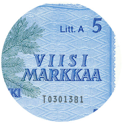 5 Markkaa 1963 Litt.A